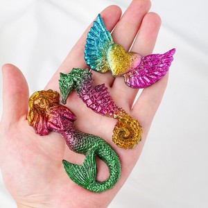 Minerai métallique arc-en-ciel fait de cristal de bismuth géode semi-gemme bismuth crânes d'araignée cristal animal pierres de guérison sculptures de bismuth - Product Image 3
