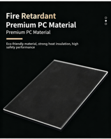 Plaques PC de haute qualité (polycarbonate) : découpables et personnalisables par usinage CNC, répondant à divers besoins créatifs