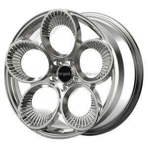 6061-T6ล้อรถโดยสารอลูมิเนียมอัลลอย18 19 20นิ้ว5X110ล้อปลอมแปลงสำหรับ Alfa <span class=keywords><strong>Romeo</strong></span> Mito 159 4C Giulia - Product Image 1