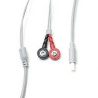 Câble de raccordement OEM avec fiche banane de sécurité 2,35 mm vers double prise femelle 4,0 mm à bouton-pression avec curseur SR