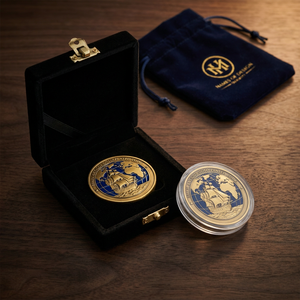 Moneda Conmemorativa del 250 Aniversario de Estados Unidos, Campana de la Libertad, Metal Dorado Antiguo, Artículo Coleccionable, Suministro de Fábrica - Product Image 4