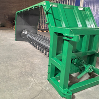 Retourneur de compost tracté par tracteur pour une efficacité élevée dans le recyclage des déchets organiques et la production d'engrais agricoles