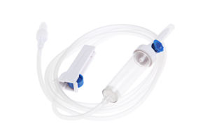 Sığır için profesyonel veteriner intravenöz damla seti-tek kullanımlık güvenlik EO sterilize edilmiş 150cm boru ve iğnesiz liman - Product Image 3