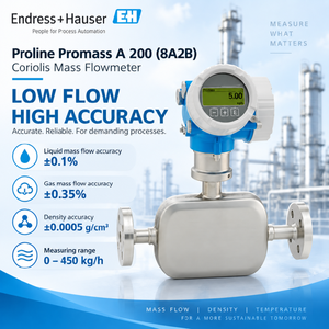 Medidor de Flujo Másico Coriolis Endress+Hauser Proline Promass a 200 8A2B con Alimentación por Bucle para Control de Gas/Aire (OEM) - Product Image 4