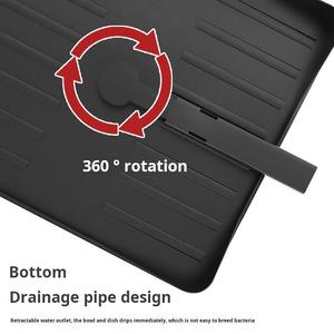 <span class=keywords><strong>Escurridor</strong></span> <span class=keywords><strong>de</strong></span> <span class=keywords><strong>Platos</strong></span> y Bandeja <span class=keywords><strong>de</strong></span> Drenaje, Estantes Grandes para Encimera <span class=keywords><strong>de</strong></span> Cocina, <span class=keywords><strong>Escurridor</strong></span> <span class=keywords><strong>de</strong></span> <span class=keywords><strong>Platos</strong></span> <span class=keywords><strong>de</strong></span> <span class=keywords><strong>2</strong></span> <span class=keywords><strong>Niveles</strong></span>, <span class=keywords><strong>Escurridor</strong></span> <span class=keywords><strong>de</strong></span> <span class=keywords><strong>Platos</strong></span> Negro con Utensilios - Product Image 4