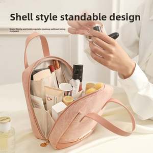 New Design Portable Toiletry Handy <b>Bag</b> Zipper Multi-layer Makeup <b>Organizer</b> Pouch Waterproof <b>Travel</b> Cosmetics <b>Bag</b> - Product Image 4