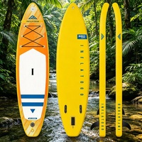 InflaToGo, fabricant de confiance, planche à pagaie gonflable en PVC de 10 pieds, tout usage, avec kit de réparation, pour les loisirs unisexes