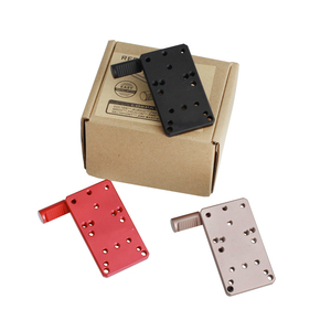 Plaque de montage universelle en alliage d'aluminium à trous multiples avec bouton de verrouillage latéral et écrou en T inclus, accessoire de quincaillerie pour équipement extérieur - Product Image 6