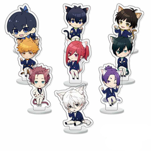 9 unids/set decoración escritorio cerradura azul Isagi Yoichi <span class=keywords><strong>Bachira</strong></span> <span class=keywords><strong>Meguru</strong></span> accesorios figura artesanía de plástico acrílico Anime soporte placa - Product Image 5