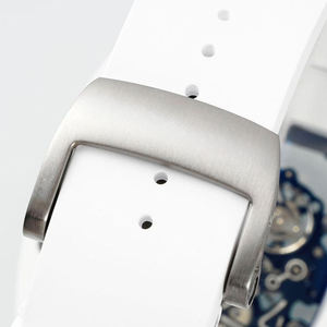 RM055 Men Mechanical Watch, Skeleton Movement, White Ceramic Bezel, Titanium <b>Case</b>, Business Sport Luxury Watch - Product Image 6