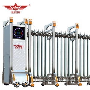 Sang trọng tùy chỉnh điện có thể thu vào Hợp kim nhôm cổng cho cao cấp công ty kiểm soát truy cập - Product Image 2