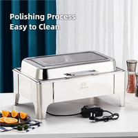 Neues Produkt: Elektrischer 9L Buffet-Wärmer aus Edelstahl, Speisenwärmer für Restaurants und Hotels