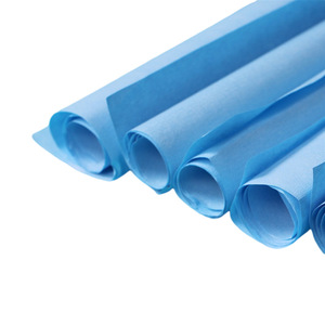 Papier crépon stérile jetable pour scellage dentaire bleu et vert, qualité médicale YY/T 0969-2013, certifié CE - Product Image 3