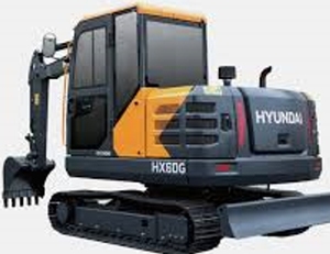 Excavatrice sur chenilles hydraulique Hx60G de 6 tonnes de haute qualité avec brise-roche - Product Image 1