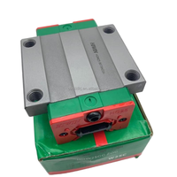 Glissière linéaire authentique HIWIN HG20 HG25, Bloc de chariot à bride HGW20CC HGW25CC pour pièces de machine de fraisage CNC