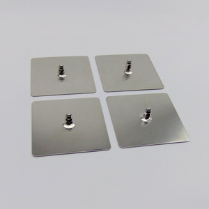 Pegboard Installation Accessories No-Drill Stainless Steel Wall Mounts For Tile And Plasterboard 4 Sets Each - Product Image 3