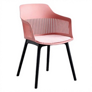 Silla de Comedor de Plástico Moderna y Minimalista al por Mayor para Uso en Hoteles y Hogares, Muebles de Dormitorio con Respaldo - Product Image 2