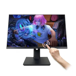 Wholesale touch screen monitors 15.6 18.5 19.5 24 27 inch LED monitors IPS panel desktop monitor with height adjustment base