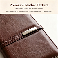 Carnet de notes et organiseur personnalisable en cuir avec couverture en tissu/PP, à feuilles mobiles et fermeture magnétique – Vente en gros