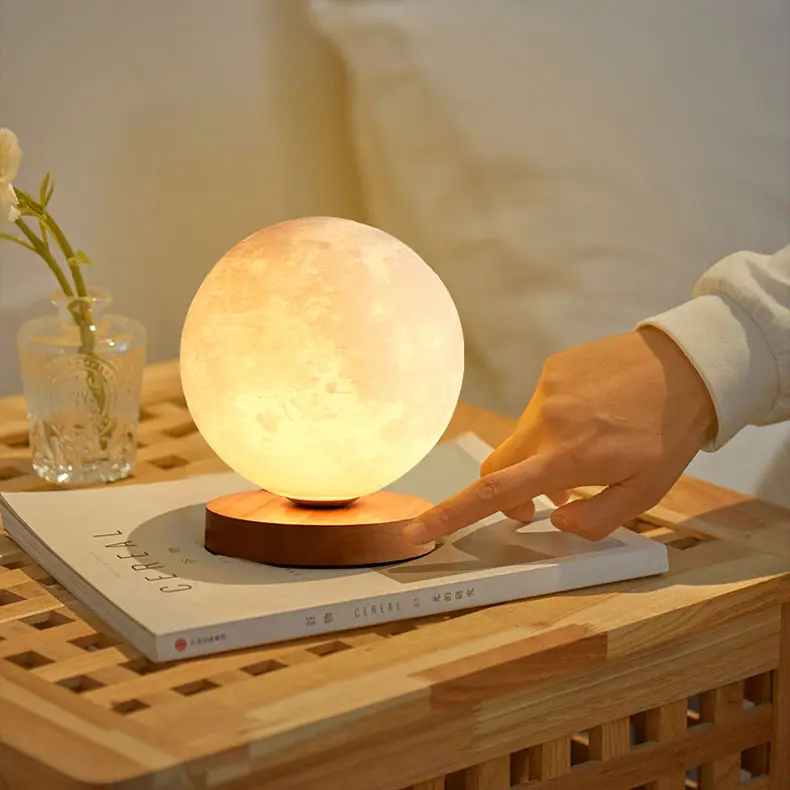 Smart Moon Lamp 3D with Stand star lamp Lunar Night Light table lamp For Bedroom