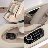 Fauteuil de massage intelligent inclinable avec édition or de luxe, confort royal et finition haut de gamme, meubles de salon