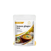 Té Herbal Premium OEM de Limón y Jengibre Totalmente Natural en Bolsitas, para el Cuidado de la Piel y la Digestión, Grado Ceremonial, 2 Años de Caducidad