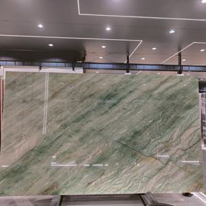 Alexandrita Gaya Dream ЗЕЛЕНЫЙ КВАРЦИТ натуральный камень кухонная столешница экологически чистый мраморный продукт - Product Image 2