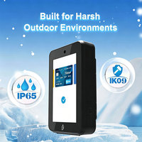 Terminal de Pago Desatendido MDB Android 14 IP65 con Lector NFC Sin Contacto, Montaje en Pared para Autoservicio, Venta, Estacionamiento, Kiosco CM30