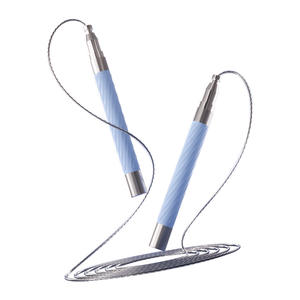 Cuerda para saltar con rodamientos de primera calidad, alambre de acero ajustable, equipo de fitness de aleación de aluminio para adultos y niños, unisex SG10 - Product Image 1