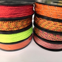 Cordon micro-paracorde artisanal de 125 pieds, 20 couleurs, 1 mm, en nylon tressé, cordon de perlage, mini-cordon en polyester tressé pour bijoux DIY
