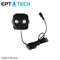 EPTTECH Tuya WiFi LCD affichage indicateur d'alarme ultrasons 15m filaire détecteur eau réservoir à distance moniteur capteur de niveau de liquide vérification