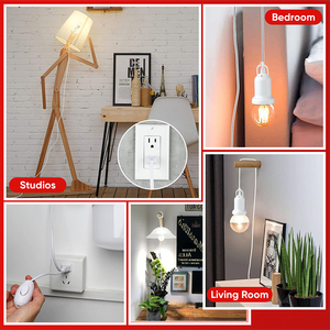 Fyseus E27 interruttore con supporto lampada a filo appesa per piante <span class=keywords><strong>da</strong></span> interno <span class=keywords><strong>portalampada</strong></span> <span class=keywords><strong>da</strong></span> <span class=keywords><strong>giardino</strong></span> con cavo presa - Product Image 3