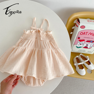 2025 Enge vestiti appena nati bambina festa gonna minimalista cotone bambino <span class=keywords><strong>1</strong></span> <span class=keywords><strong>anno</strong></span> compleanno <span class=keywords><strong>vestito</strong></span> carino - Product Image 1