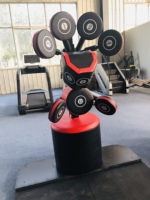 Équipement de gym commercial Fitness Boxing Master 4 stations mitaines de boxe réglables support de boxe machine