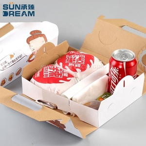 Gà Rán Đóng Gói Gà Chop Nướng Hộp Thực Phẩm Dùng Một Lần Takeaway Bao Bì Hộp Cầm Tay - Product Image 2