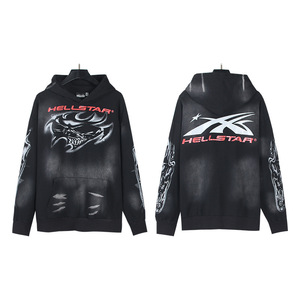 Nouveau sweat <span class=keywords><strong>à</strong></span> capuche imprimé <span class=keywords><strong>dessin</strong></span> <span class=keywords><strong>animé</strong></span> tendance pour couple, style vintage délavé et doublé, collection automne-hiver 2025, vente en gros transfrontalière - Product Image 6