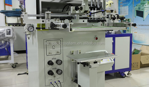 S250/350 Semi Automatic Screen Printer Bottle Printing Machine For Glass Plastic Different Shape
