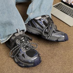 Zapatos para Hombre 2026, Nuevos, con Suela Gruesa, Resistentes al Desgaste, Modernos, Casuales, Deportivos, Transpirables, con Cierre de Cordones y Suela de Goma - Product Image 1