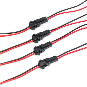 SM2.5 erkek dişi terminal tel 2 3 4 5pin LED ışık elektronik kablo - Product Image 4