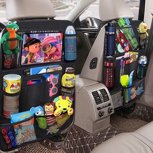Car Seat Storage Bag Anti-Kick Rear Seat Oxford Cloth Hanging Bag With iPad Holder Interior Kits by Manufacturer - Product Image 5