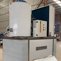 Haute qualité 3T/24Hr automatique industriel flocon Machine à glace 20kg compresseur d'eau pour poisson 300kg plantes 380V refroidissement par Air