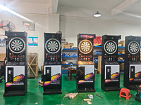 Machine de jeu de fléchettes électronique commerciale à monnayeur avec notation automatique, personnalisable pour les clubs d'arcade intérieurs