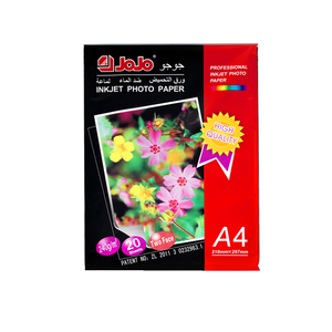 JOJO 240g Papier photo A4 brillant simple face, 20 feuilles, sac couleur, pour imprimantes jet d'encre, <span class=keywords><strong>photos</strong></span> nettes, impression <span class=keywords><strong>de</strong></span> haute qualité JA-1002 - Product Image 3