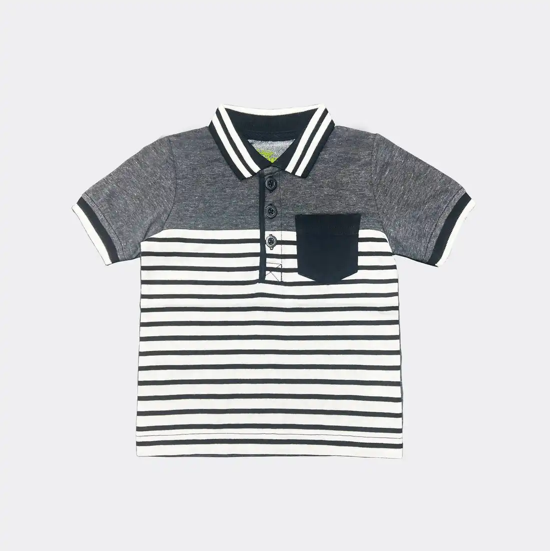 Factory Price Stripe Clothes Boys Light t-Shirt Polo Shirts For Kids