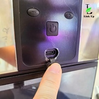 Narguilé électrique carré personnalisé lumière LED batterie écologique portable barre de voyage fumer Shisha Hookah sans charbon de bois Shisha
