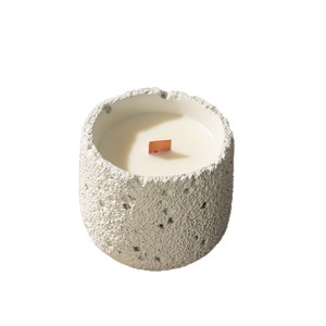 Tazas de cemento de estilo nórdico, artículos decorativos para salas de estar y dormitorios, velas aromáticas hechas a mano con cera de soja vegetal. - Product Image 5