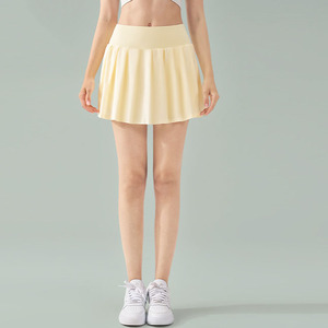 Jupe de tennis et de pickleball pour femmes personnalisée, imprimé coloré, taille élastique courte, plis, style formel pour l'été, tenue de golf et de badminton - Product Image 2