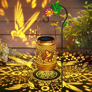 Fábrica de BSCI mariposa linternas <span class=keywords><strong>solares</strong></span> al aire libre impermeable con gancho Pastor - Product Image 2
