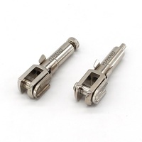 Pince de serrage à fourche pour câble d'avion 12,2 mm/1,5 mm pour kit de suspension de câbles d'éclairage