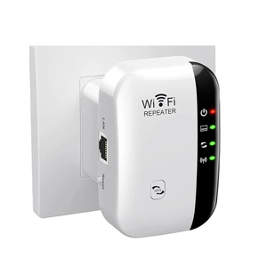Répéteur WiFi sans fil à prise UE, longue portée 300 Mbps, amplificateur de signal domestique au design compact en forme de <span class=keywords><strong>petit</strong></span> pain vapeur - Product Image 1